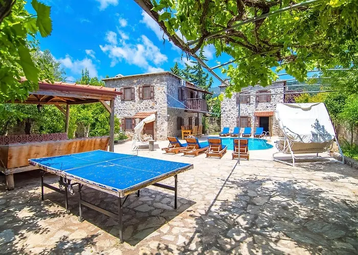 Villa Merkezi Konumda Oezel Havuzlu Tas *