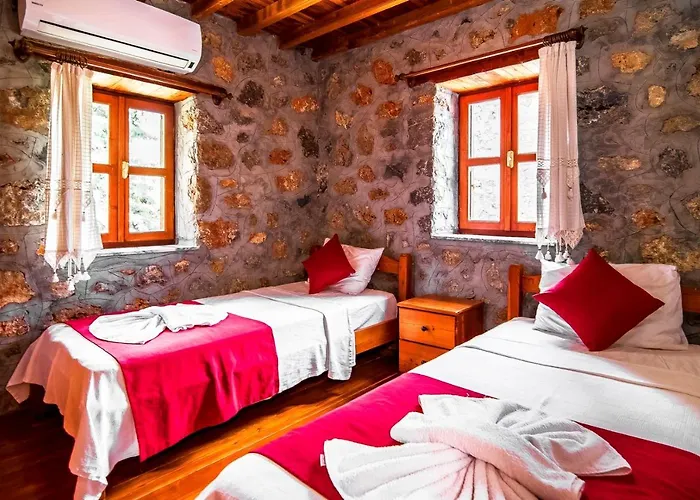 Merkezi Konumda Oezel Havuzlu Tas Villa *